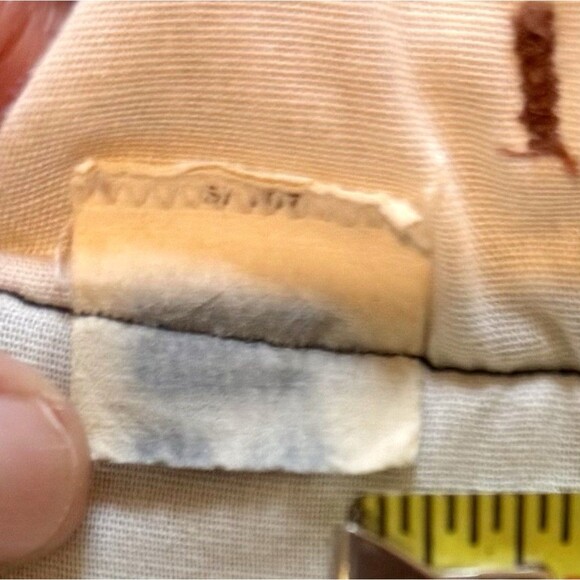 Vintage 80s Levis Pants Womens Mens 34 Tan Bell Bottom Jeans Retro See Photos Sz - Picture 4 of 10